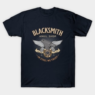 Blacksmith Anvil,  Work Shop Gift, T-Shirt